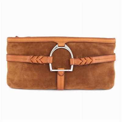 Ralph Lauren Collezione Stirrup Clutch, Pochette Vintage