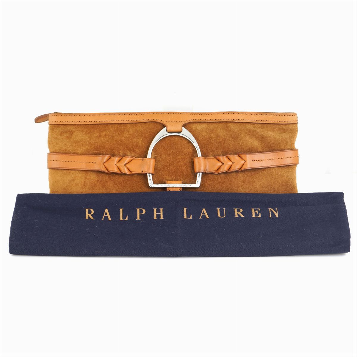 Ralph Lauren Collezione Stirrup Clutch, Pochette Vintage