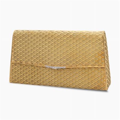 Bulgari Pochette in Oro Giallo 18kt e Diamanti