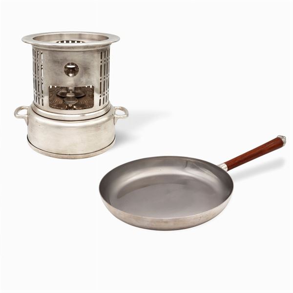 Broggi, silver metal n metallo argentato flambè burner