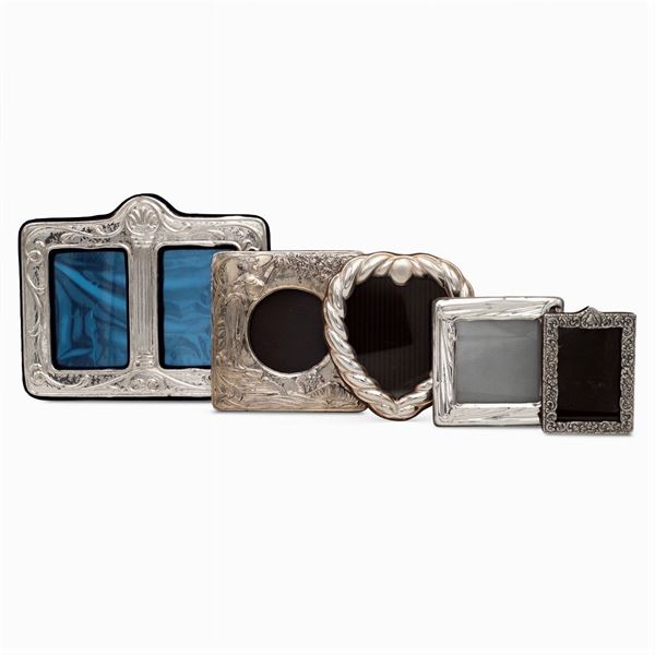 Group of photo frames (5)  (Italy, 20th century)  - Auction PAINTINGS | FURNITURE | WORKS OF ART - Colasanti Casa d'Aste
