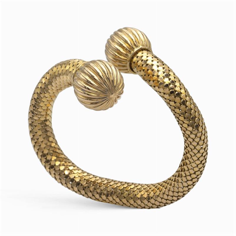 Bracciale Contrarié a Manetta in Oro Giallo 18kt