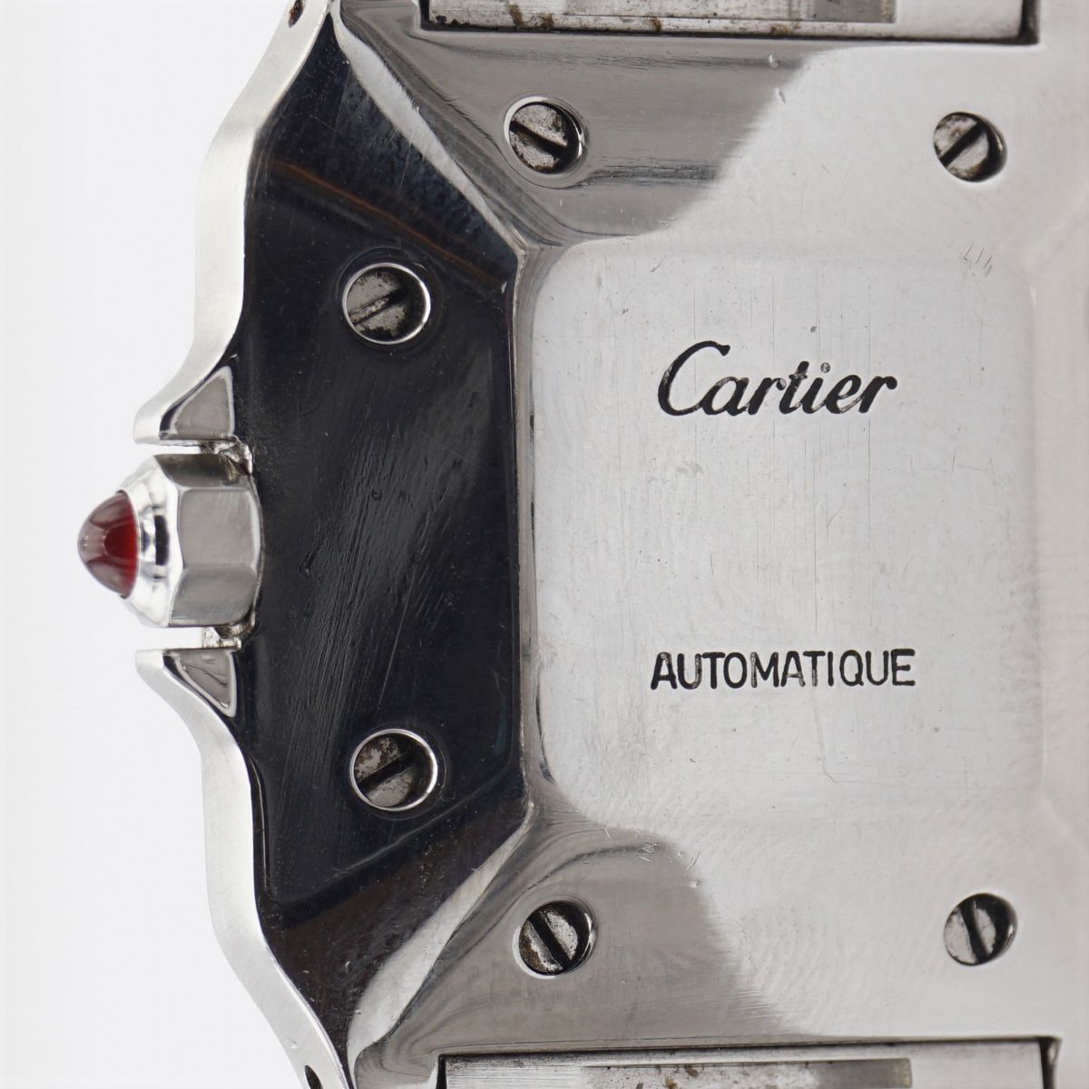 Cartier Santos Galbée Burgundy, Orologio da Polso