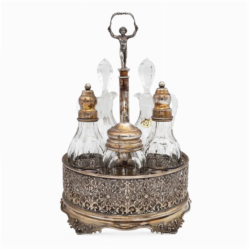 Cruet in Metallo Argentato