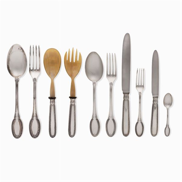 Silver Ompero model tableware service (88)