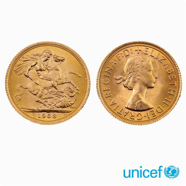 10 Gold Sovereign coins  (England, 1968)  - Auction FINE JEWELS | WATCHES | FASHION VINTAGE - Colasanti Casa d'Aste