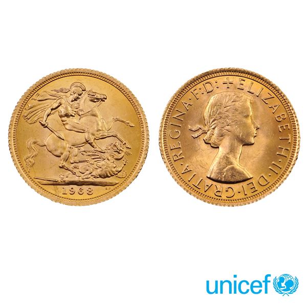 10 Gold Sovereign coins  (England, 1968)  - Auction FINE JEWELS | WATCHES | FASHION VINTAGE - Colasanti Casa d'Aste