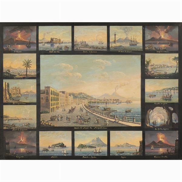 Neapolitan school  (20th century)  - Auction PAINTINGS | FURNITURE | WORKS OF ART - Colasanti Casa d'Aste