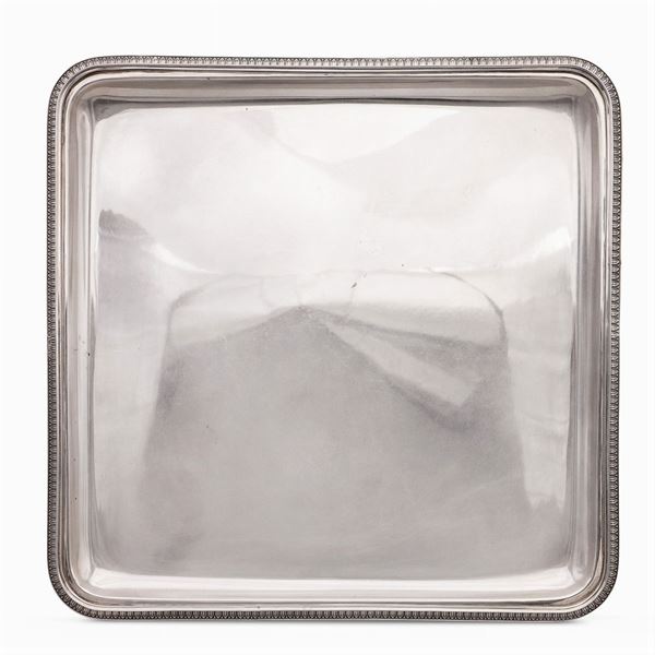 Silver tray
