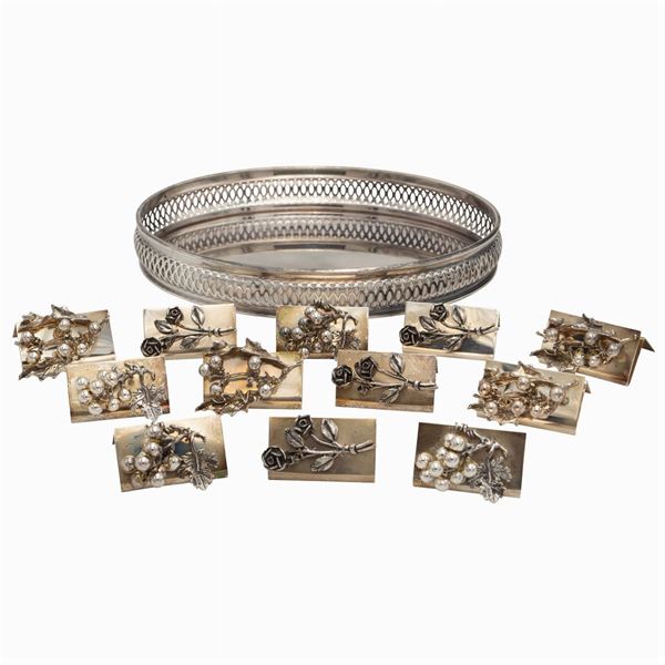 Group of silver objects (2)  (italy, 20th century)  - Auction PAINTINGS | FURNITURE | WORKS OF ART - Colasanti Casa d'Aste