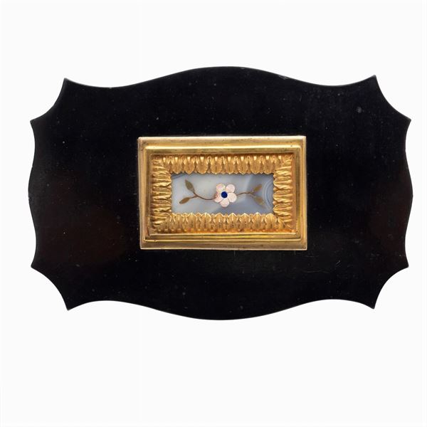 Polychrome marble and micromosaic paperweight  (Rome, 19th century)  - Auction PAINTINGS | FURNITURE | WORKS OF ART - Colasanti Casa d'Aste