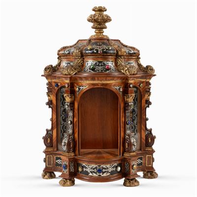 Teca in Legno e Pietre Semipreziose