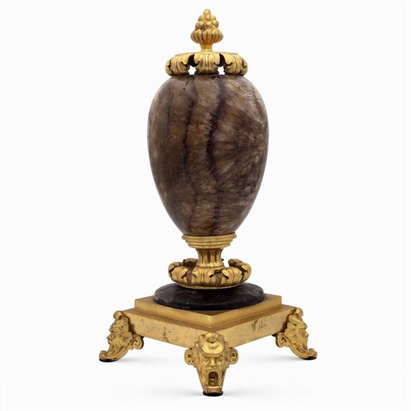 Group in Blue John  (France, 19th century)  - Auction PAINTINGS | FURNITURE | WORKS OF ART - Colasanti Casa d'Aste
