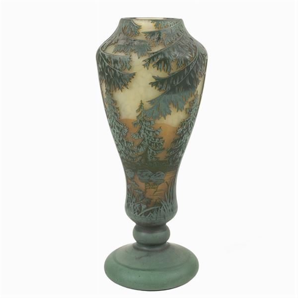 Daum - Nancy  (Francia, inizio XX Sec.)  - Asta Dipinti Antichi, Arredi, Sculture e Oggetti d'Arte - Colasanti Casa d'Aste