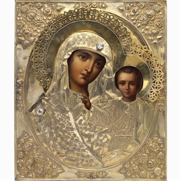 Icona raffigurante la Madonna di Kazan