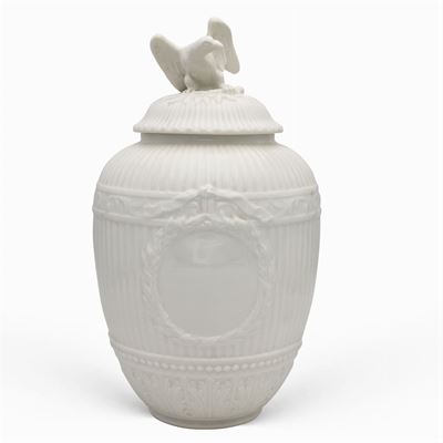 Kpm, Potiche in Porcellana Blanc De China