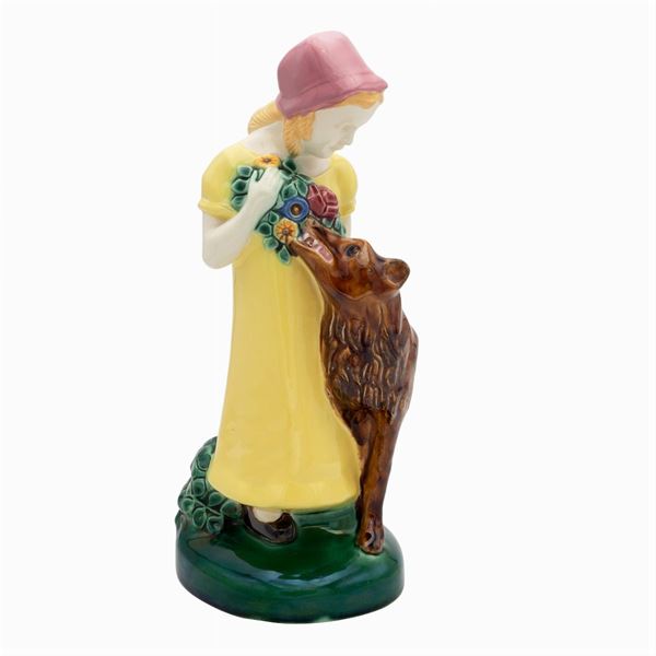 Gmundner Keramik, figura in ceramica policroma