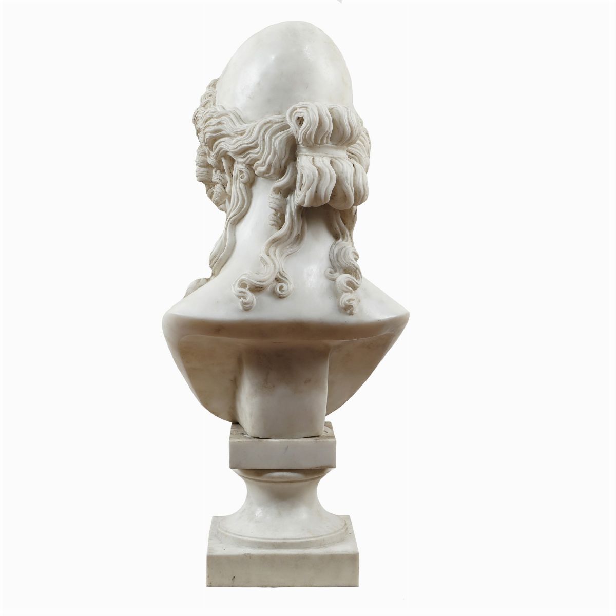 Scultura in Marmo Bianco Raffigurante Elena di Troia