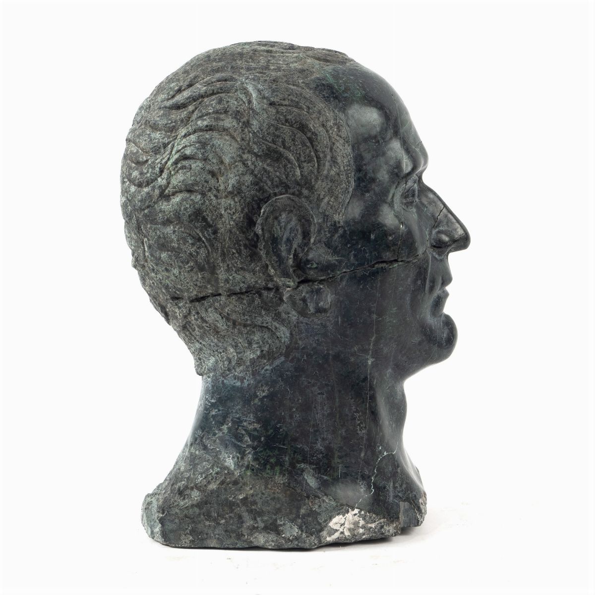 Scultura in Marmo Verde Prato
