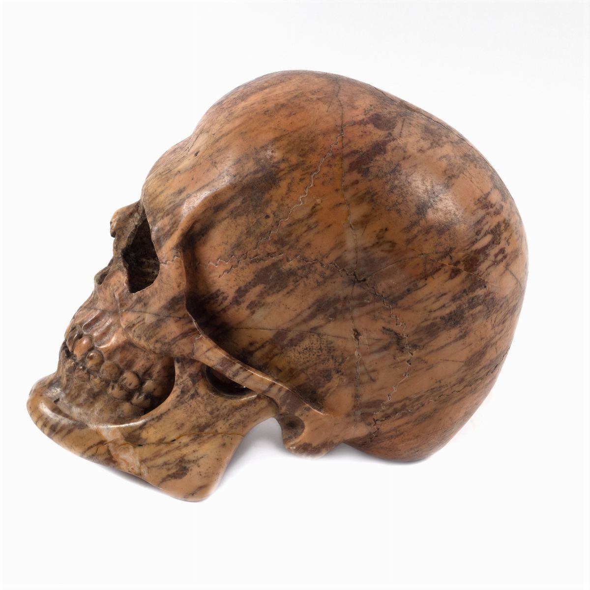 Scultura in Marmo Breccia "memento Mori"