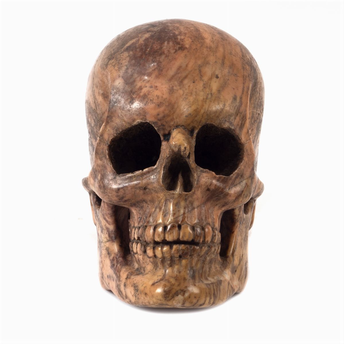 Scultura in Marmo Breccia "memento Mori"