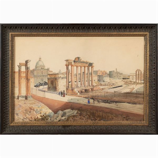 Federico Schianchi  (Roma 1858-1919)  - Asta DIPINTI |ARREDI | OGGETTI D'ARTE - Colasanti Casa d'Aste