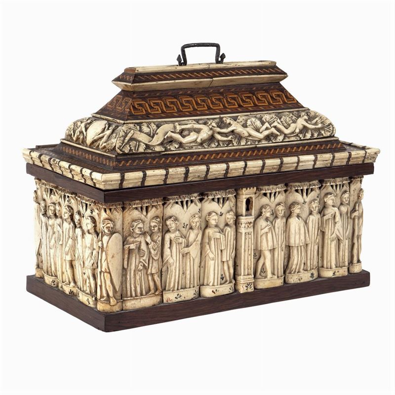 Cofanetto Nuziale in Legno e Osso