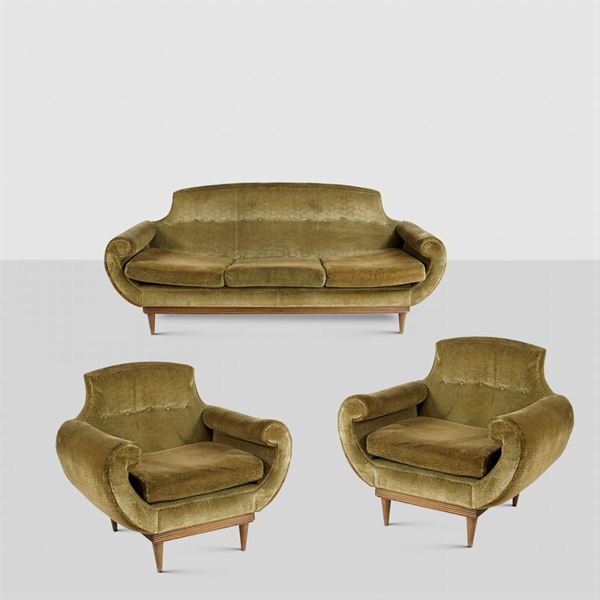 Cesare Lacca, attributed (3)  (Italy, 1950s)  - Auction DESIGN AND 20TH DECORATIVE ARTS  - Colasanti Casa d'Aste