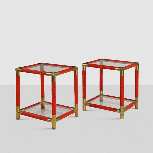 Manifattura italiana (2)  (anni 70)  - Asta DESIGN E ARTI DECORATIVE DEL 900  - Colasanti Casa d'Aste