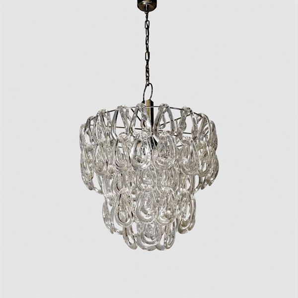 Angelo Mangiarotti, prod. Vistosi  (Italia, anni 70)  - Asta DESIGN E ARTI DECORATIVE DEL 900  - Colasanti Casa d'Aste