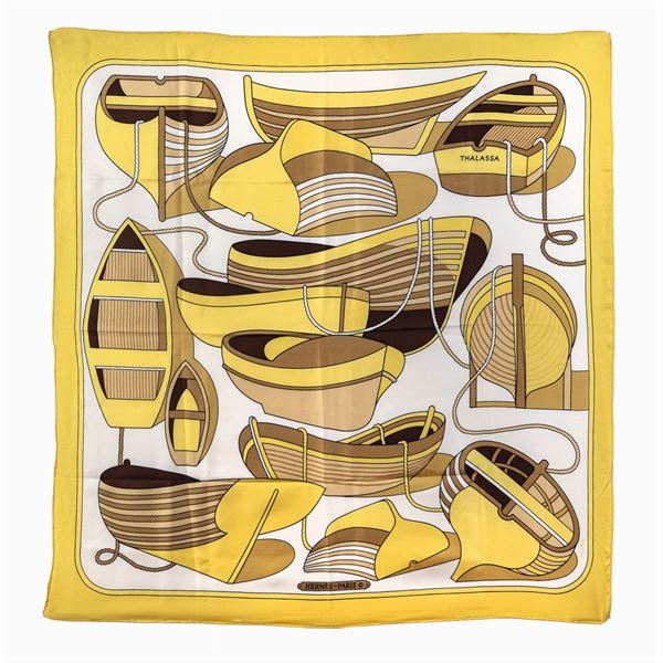 Hermès foulard carré collezione Thalassa