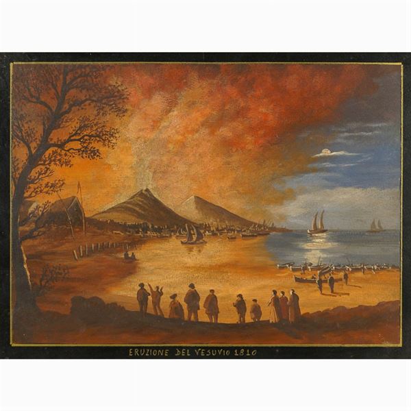 Neapolitan school  (20th century)  - Auction Old Master Paintings, Furniture, Sculpture and  Works of Art - Colasanti Casa d'Aste