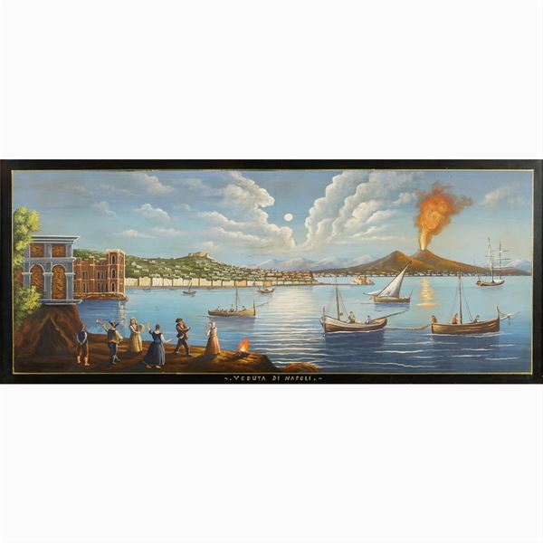 Neapolitan school  (20th century)  - Auction Old Master Paintings, Furniture, Sculpture and  Works of Art - Colasanti Casa d'Aste