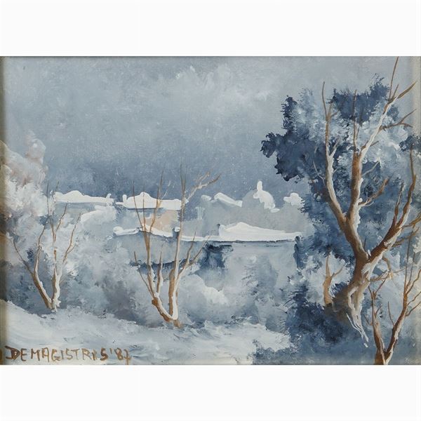 Leonardo De Magistris  (Roma 1933 - 2010)  - Auction WEB ONLY 20TH CENTURY PAINTINGS PRINTS AND SCULPTURES - Colasanti Casa d'Aste