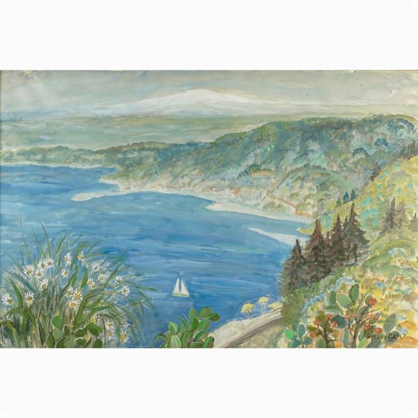 Pittore italiano  (XX Sec.)  - Asta Opere e Sculture del 900 Web Only  - Colasanti Casa d'Aste