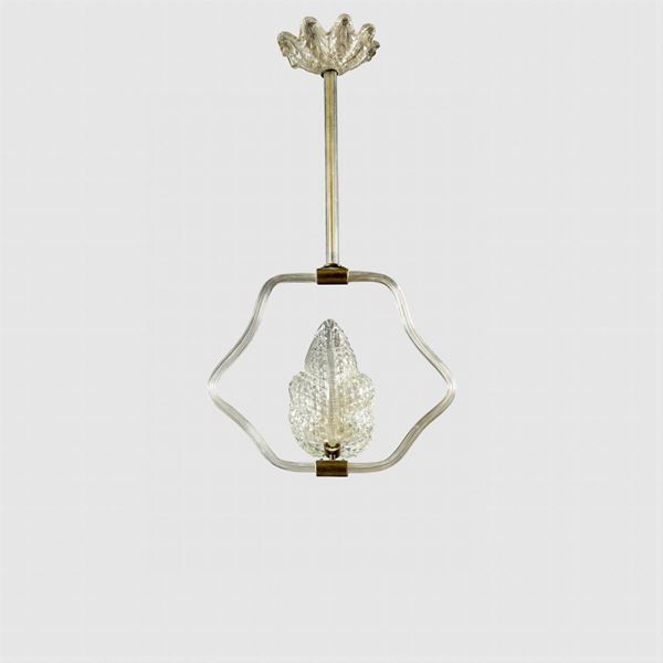 Ercole Barovier, attributed  (Italy, 1930/40s)  - Auction DESIGN AND 20TH DECORATIVE ARTS  - Colasanti Casa d'Aste