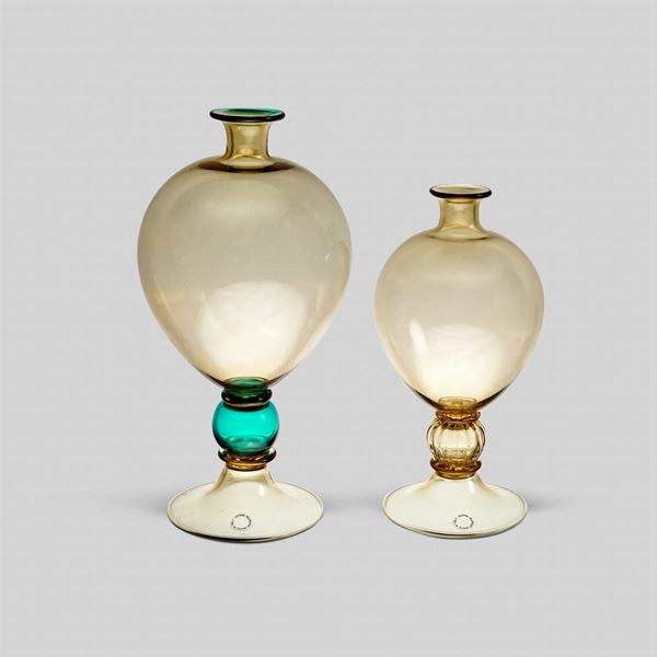 Vittorio Zecchin, prod. Venini (2)  (Murano, anni 2000)  - Asta DESIGN E ARTI DECORATIVE DEL 900  - Colasanti Casa d'Aste