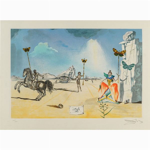 Salvador Dalì  (Figueres 1904 - 1989)  - Auction WEB ONLY 20TH CENTURY PAINTINGS PRINTS AND SCULPTURES - Colasanti Casa d'Aste