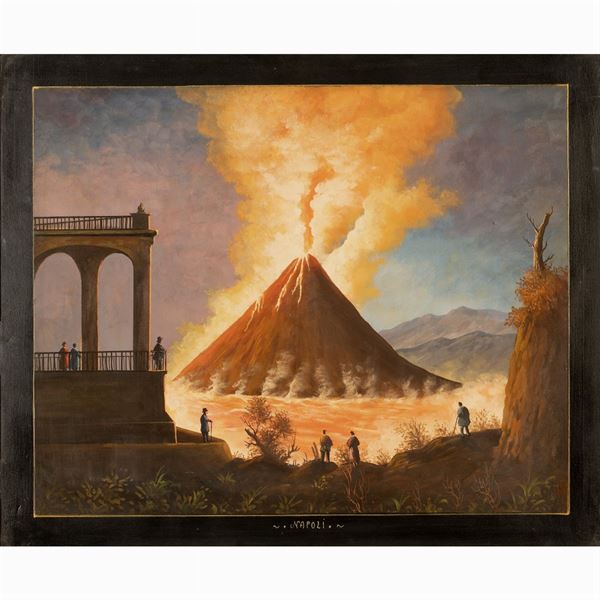 Scuola napoletana  (XX Sec.)  - Asta Dipinti Antichi, Arredi, Sculture e Oggetti d'Arte - Colasanti Casa d'Aste
