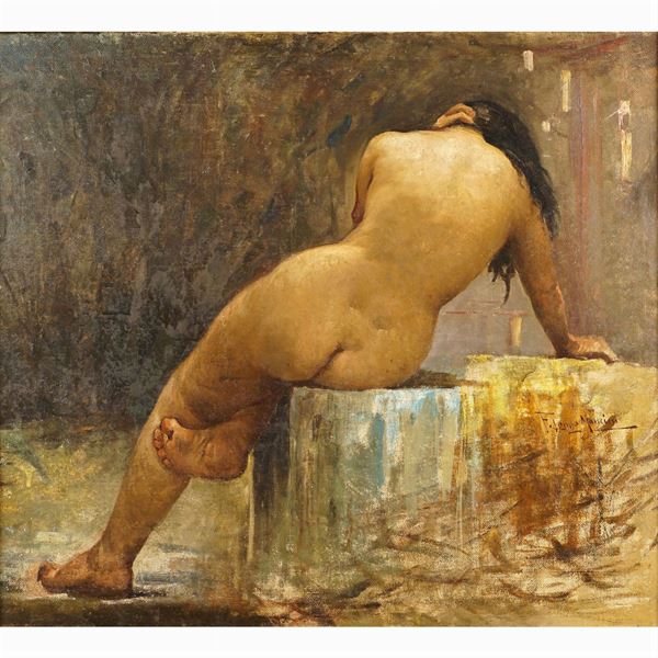 Francesco Longo Mancini  (Catania 1880 - Roma 1954)  - Asta Dipinti Antichi, Arredi, Sculture e Oggetti d'Arte - Colasanti Casa d'Aste
