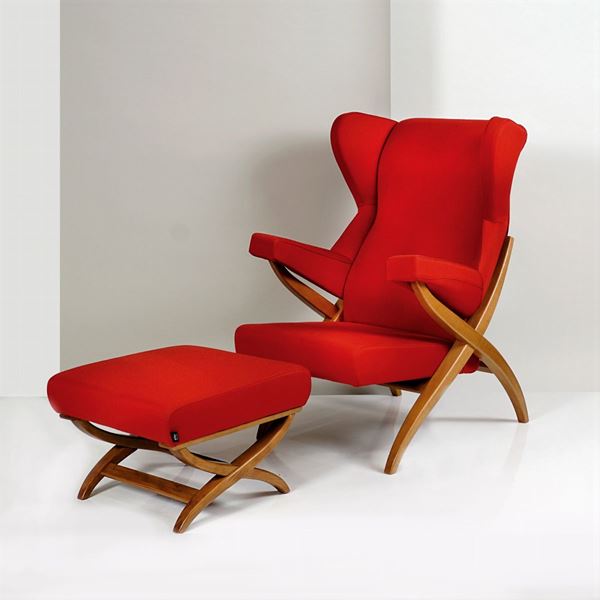 Franco Albini, prod. Arflex (2)  (Italia, anni 90)  - Asta DESIGN E ARTI DECORATIVE DEL 900  - Colasanti Casa d'Aste