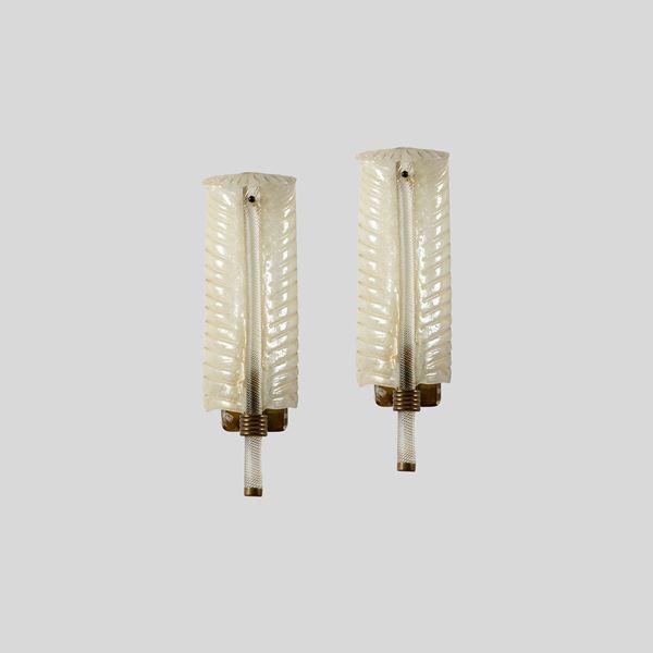 Tomaso Buzzi, prod. Venini  (Italy, 1930/40s)  - Auction DESIGN AND 20TH DECORATIVE ARTS  - Colasanti Casa d'Aste