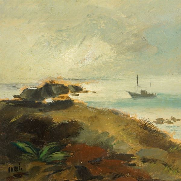 Luigi Surdi  (Napoli 1897 - Roma 1959)  - Auction WEB ONLY 20TH CENTURY PAINTINGS PRINTS AND SCULPTURES - Colasanti Casa d'Aste