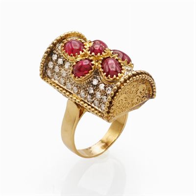 Tiffany & Co. Anello in Oro Giallo 18kt
