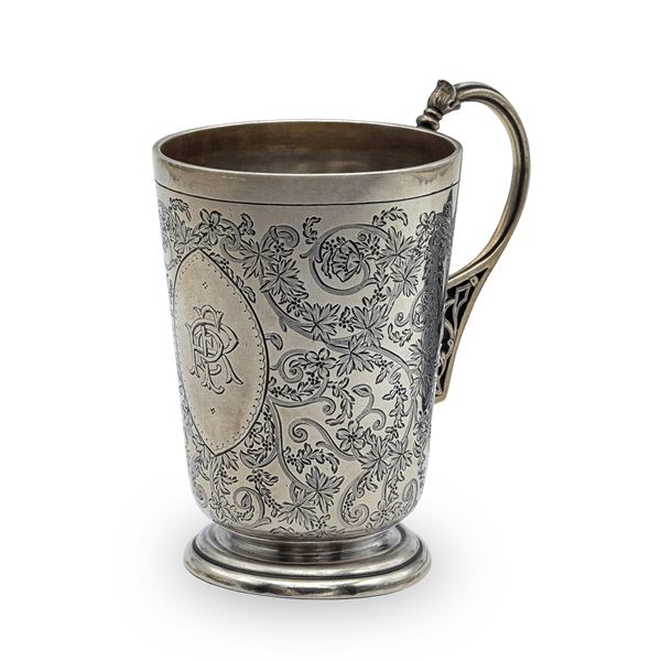 Silver mug  (Sheffield, 1877)  - Auction FINE SILVER AND ART OF THE TABLE - Colasanti Casa d'Aste