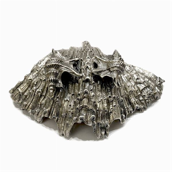 Mario Buccellati, conchiglia in argento massiccio