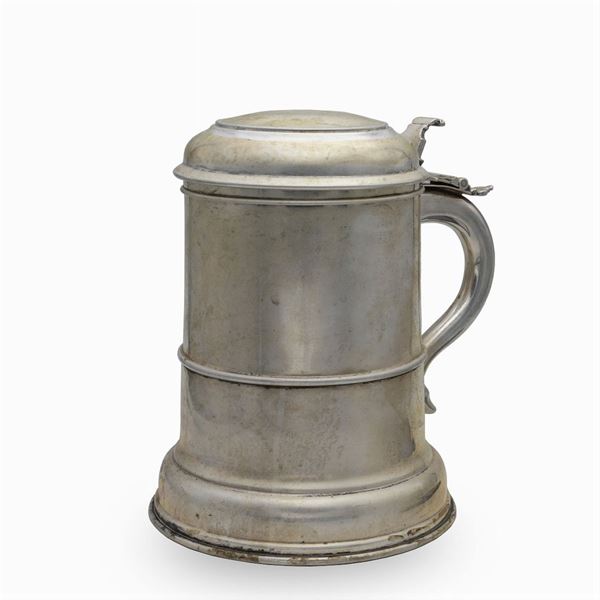 Silver tankard  (Italy, 20th century)  - Auction FINE SILVER AND ART OF THE TABLE - Colasanti Casa d'Aste