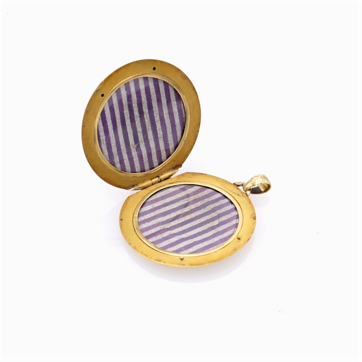 Pendente Portaritratti in Oro Giallo 18kt