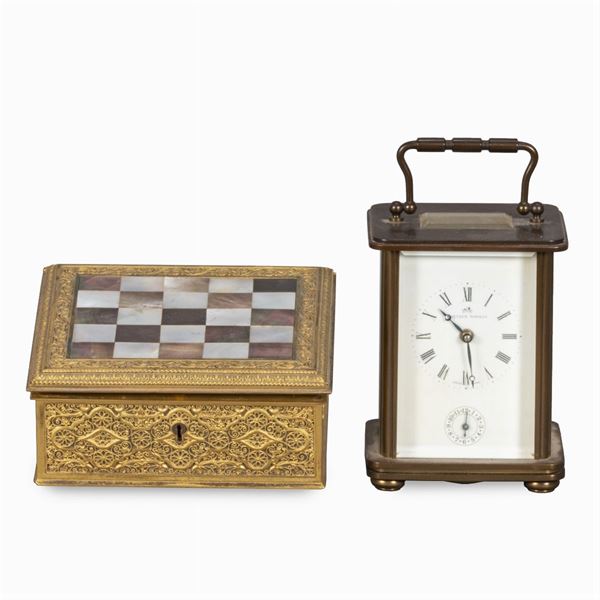 Group of gilt bronze objects (2)  - Auction Old Master Paintings, Furniture, Sculpture and  Works of Art - Colasanti Casa d'Aste