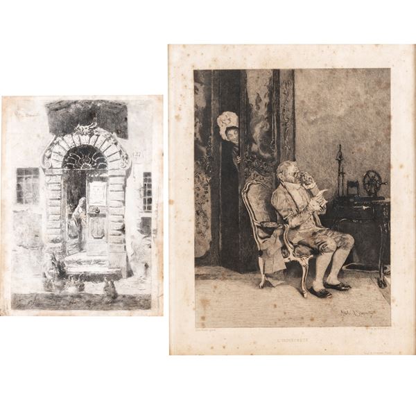 Attilio Simonetti  (Roma 1843-1925)  - Auction WEB ONLY 20TH CENTURY PAINTINGS PRINTS AND SCULPTURES - Colasanti Casa d'Aste
